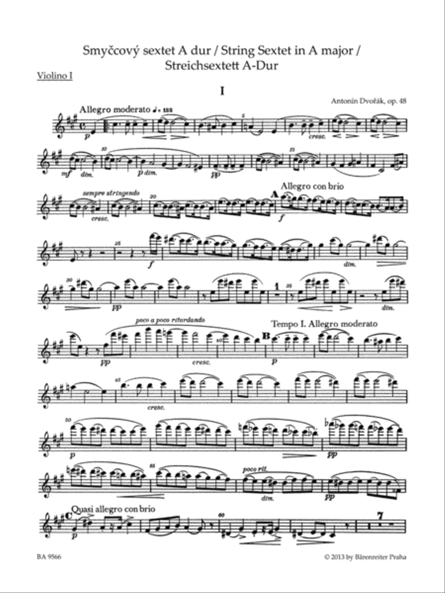 String Sextet A major op. 48 Cello scores gallery preview page 2