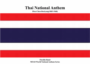 Thai National Anthem for Flexible Band/Korps (MFAO World National Anthem Series) - Score Only