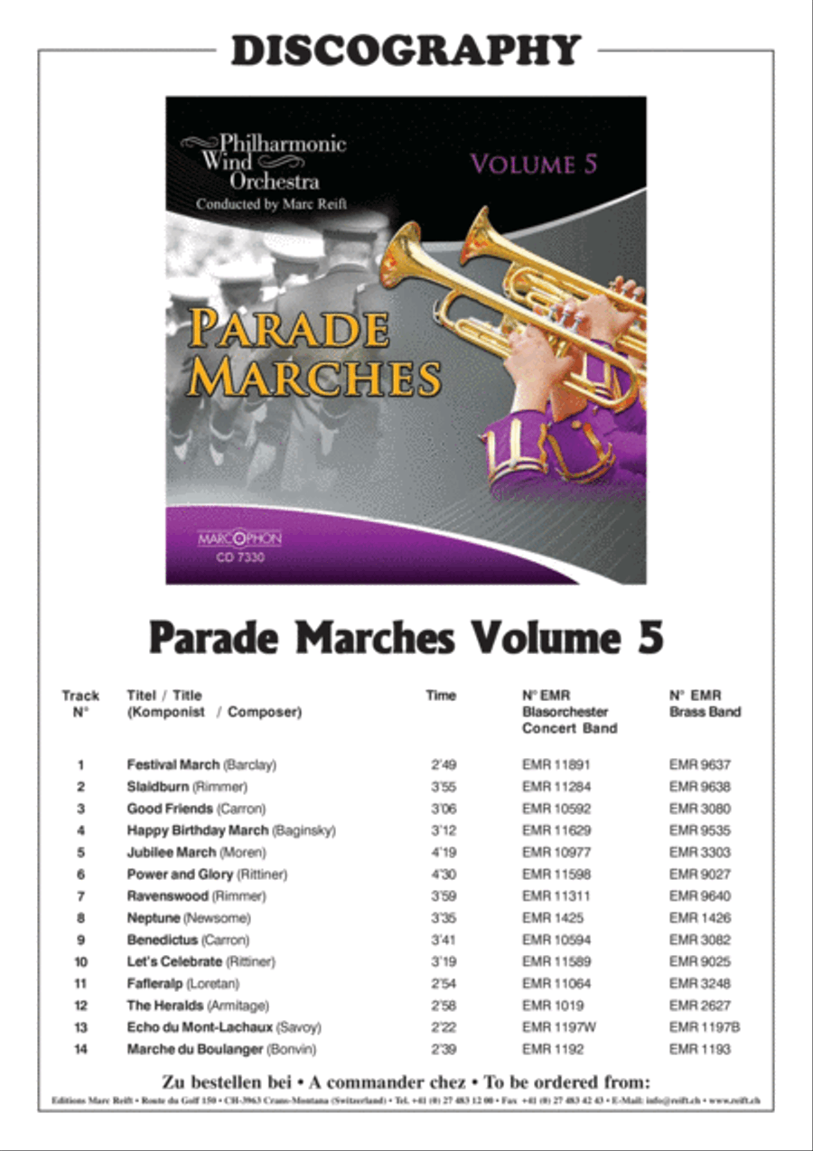 Slaidburn Brass Band scores gallery preview page 3