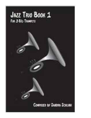 Book cover for Jazz Trios book 1 Trumpet