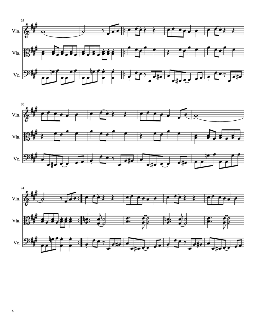 September String Trio scores gallery preview page 6