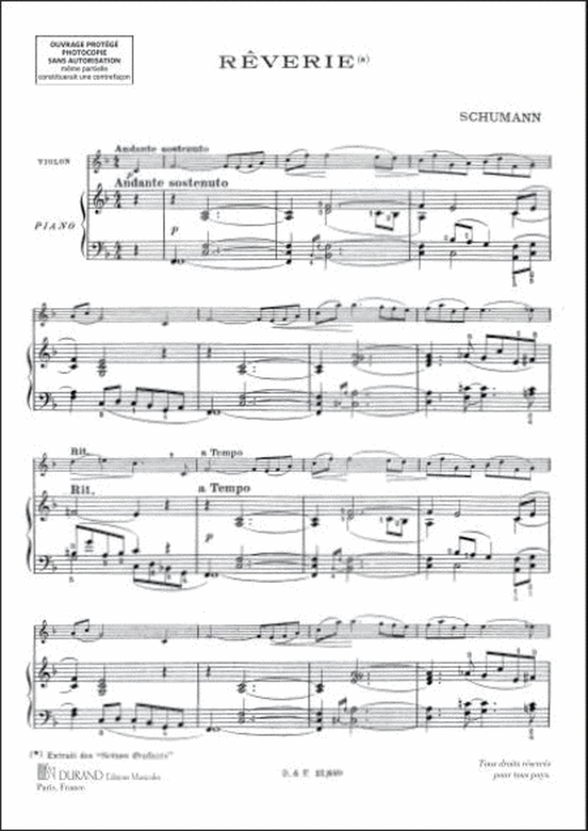 Reverie Violon-Piano