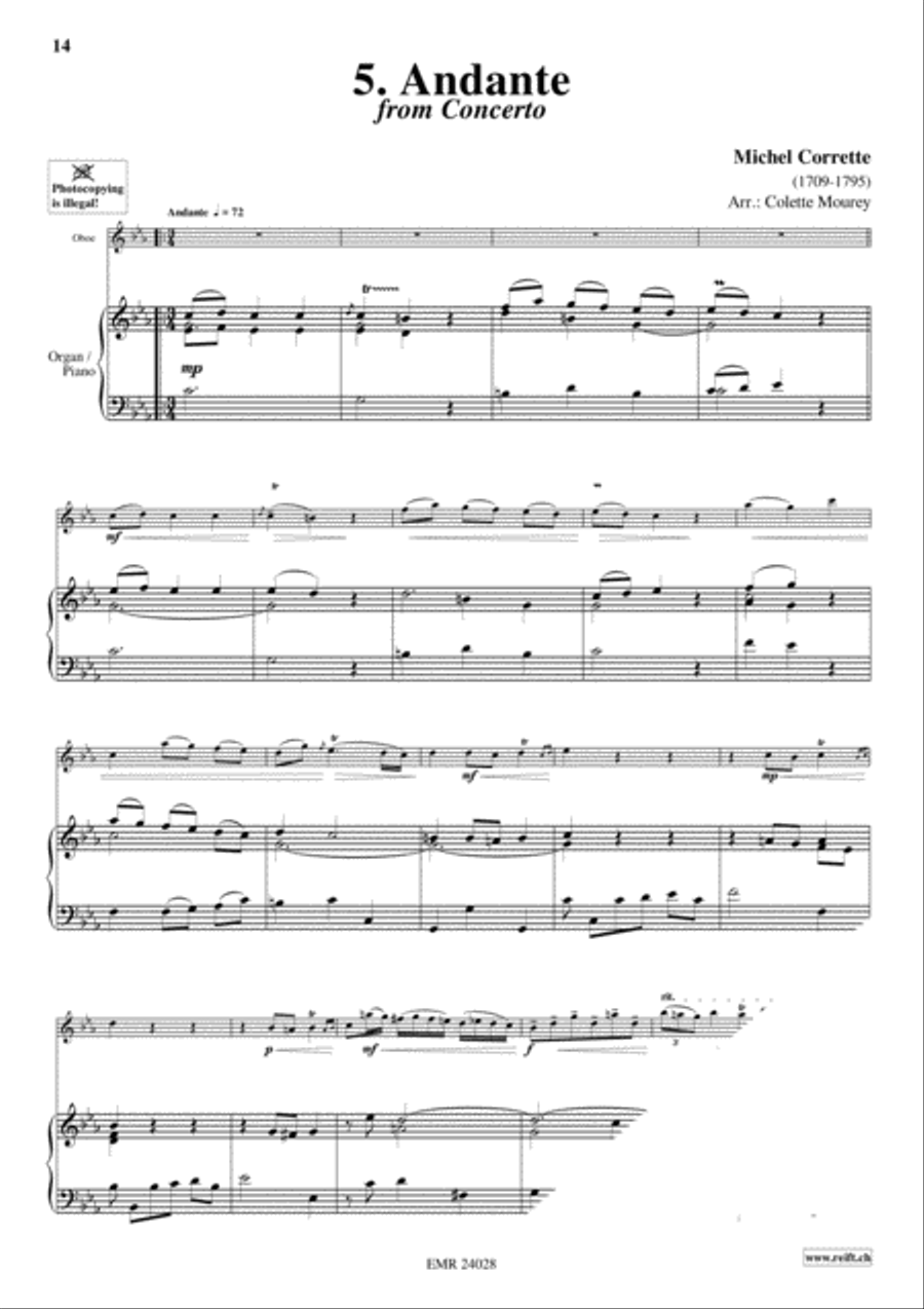 40 Greatest Baroque Hits Volume 1 Organ scores gallery preview page 7