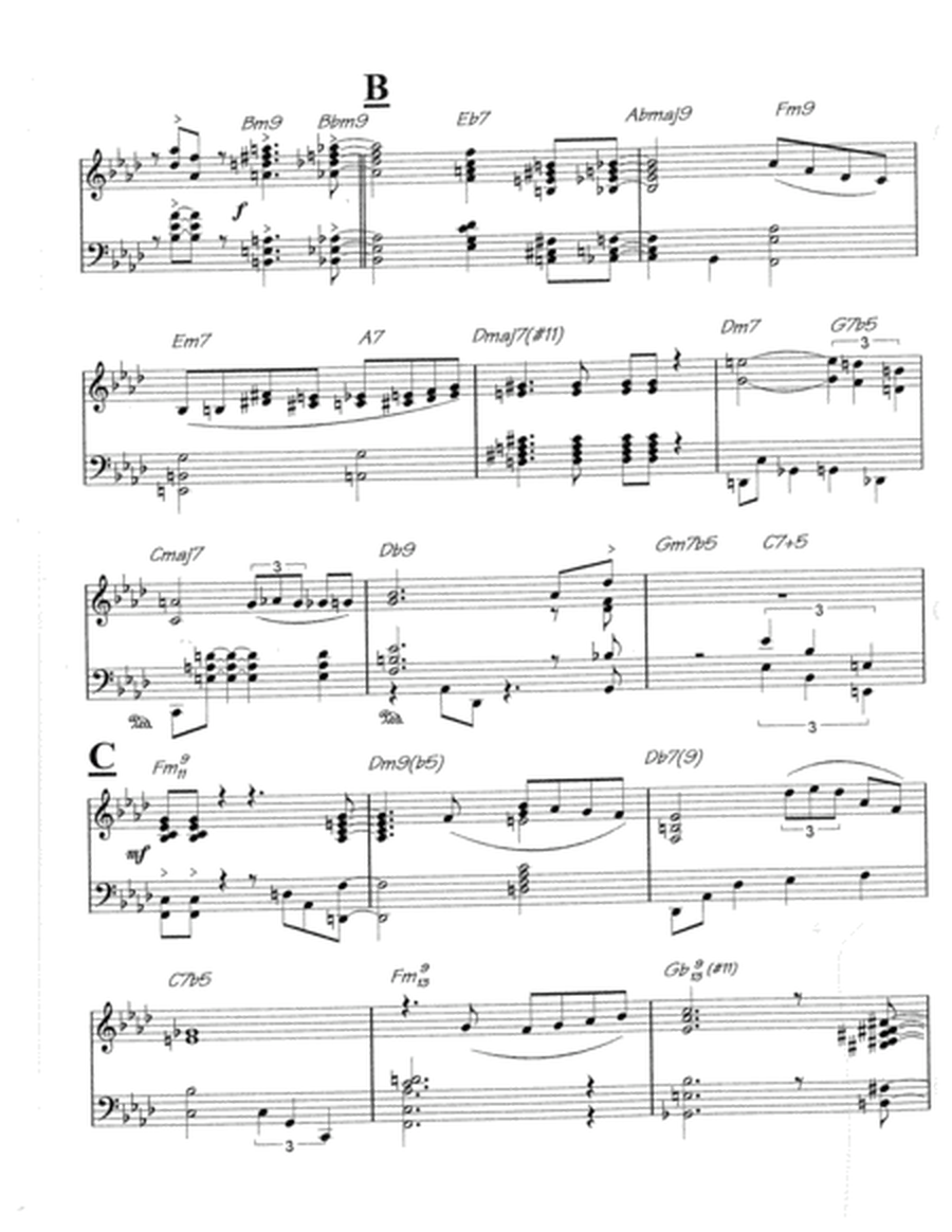 Lover's Know composed by Alan Simon. Jazz, Bebop. Piano Arrangement 3 pages. Published by Second Floor Music image number null