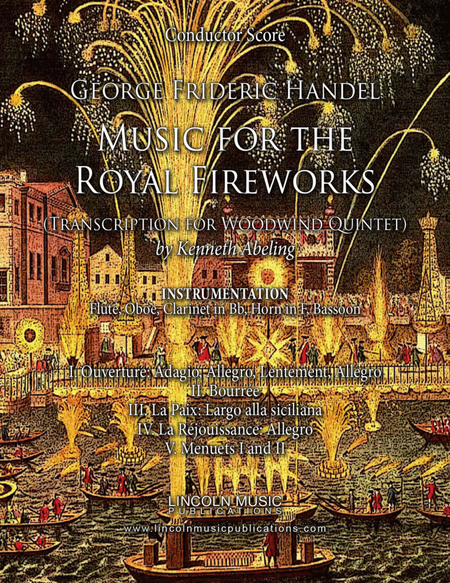 Handel – Music for the Royal Fireworks (for Woodwind Quintet) image number null