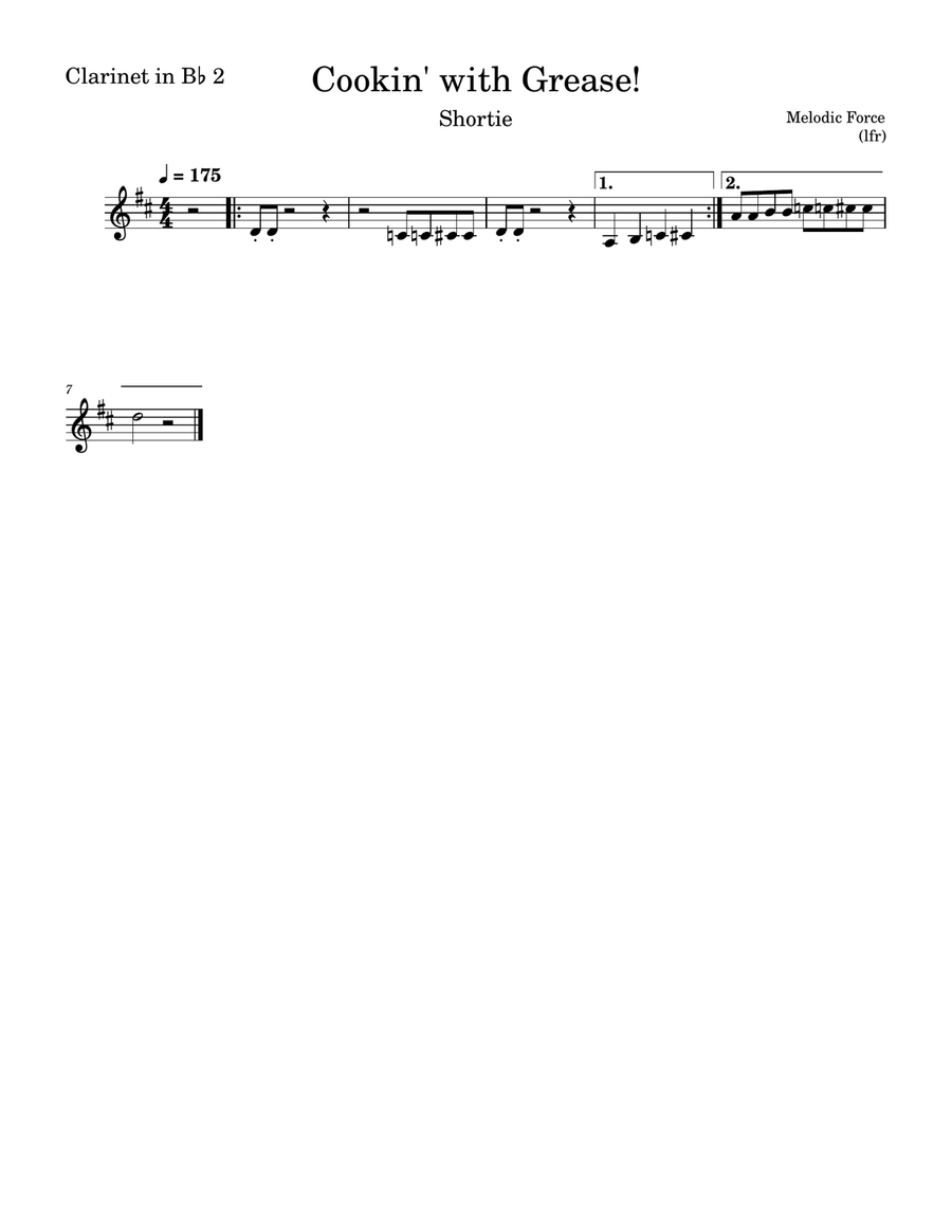 Cookin' with Grease! - Pep Shortie. Marching Band scores gallery preview page 5