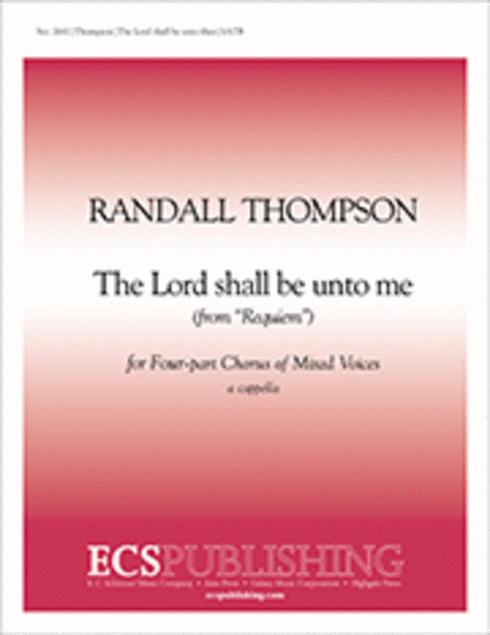 The Lord shall be unto thee (No. 2 from  Requiem: The Leave-taking )