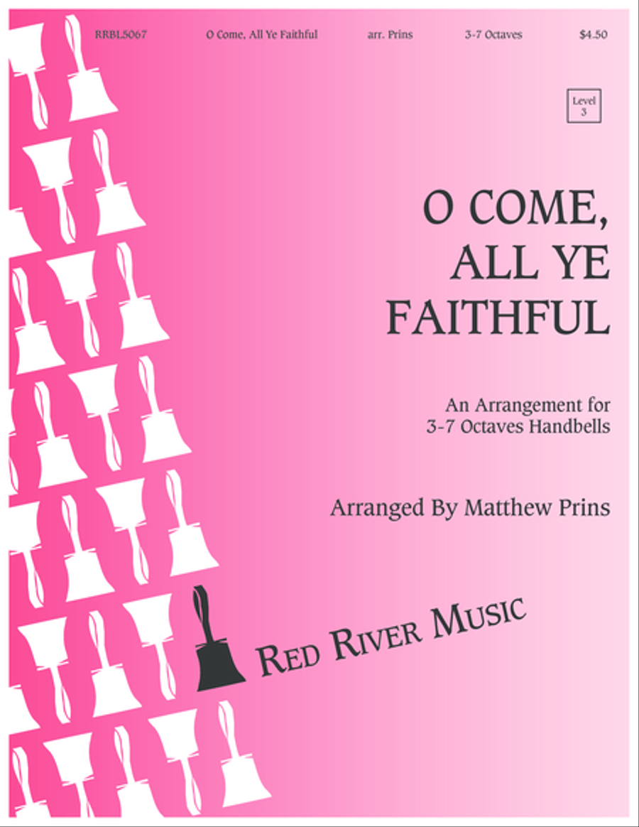 O Come, All Ye Faithful Handbell Choir scores gallery preview page 1