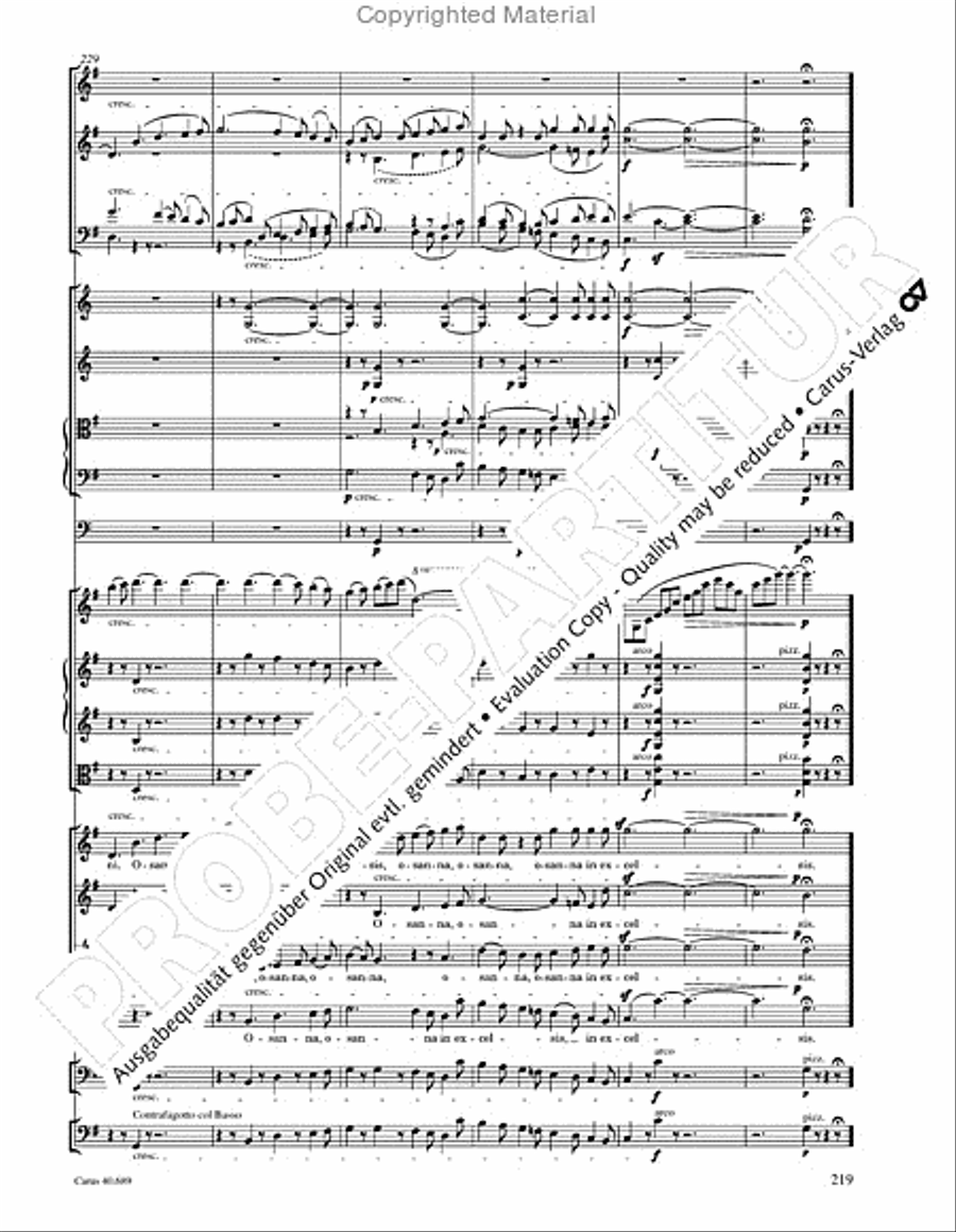 Missa solemnis Missa solemnis 4-Part scores gallery preview page 235