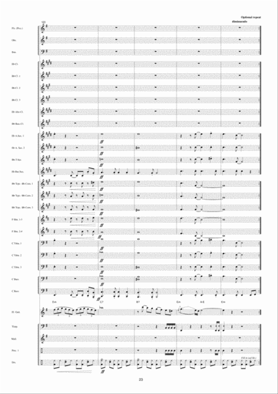 Full Option Full Option Concert Band scores gallery preview page 24