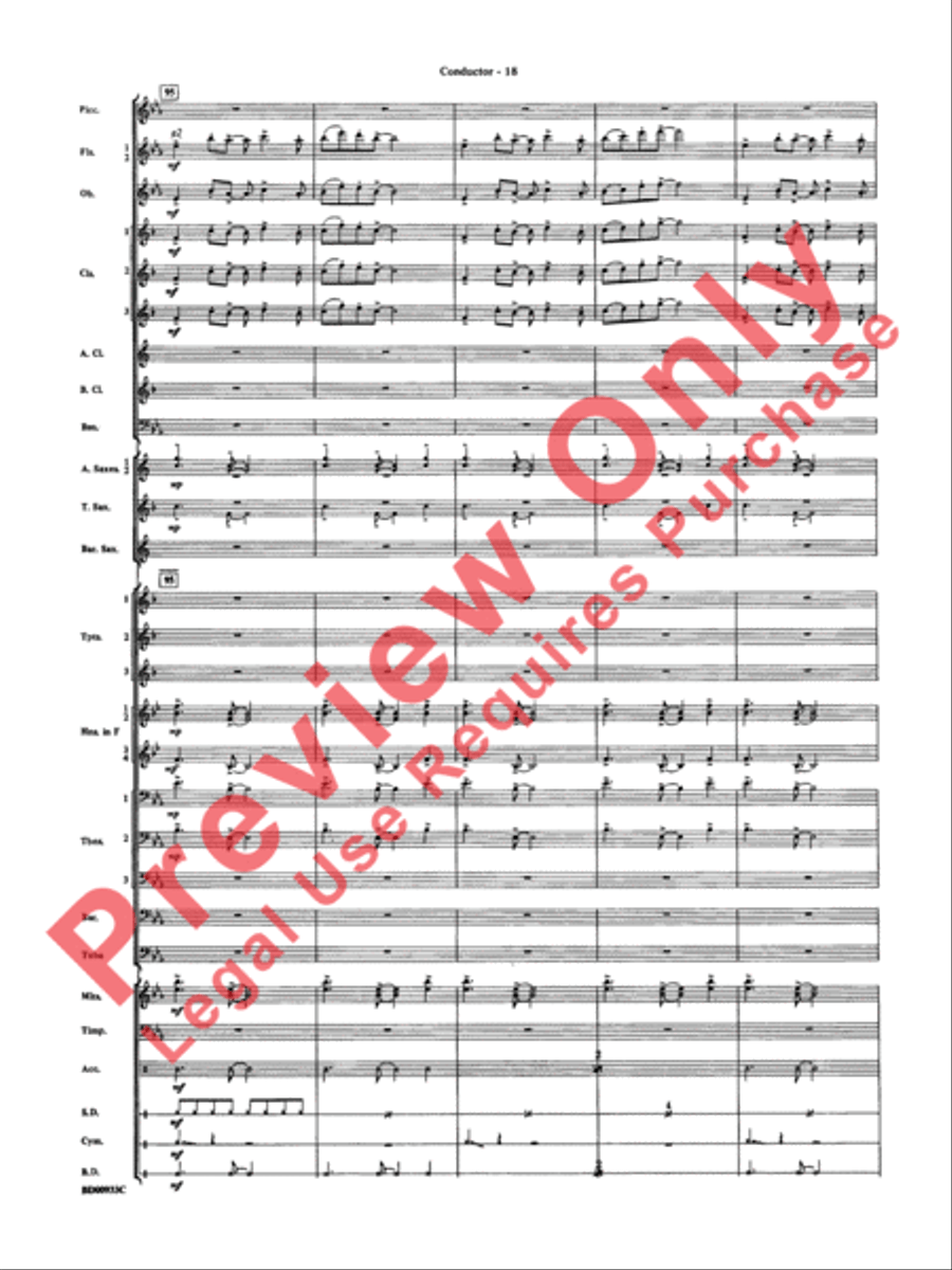 Symphonic Festival Concert Band scores gallery preview page 21