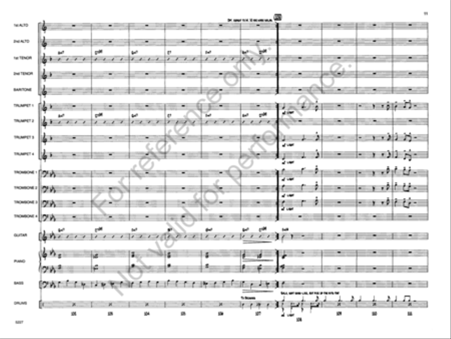 Avalon Jazz Ensemble scores gallery preview page 12