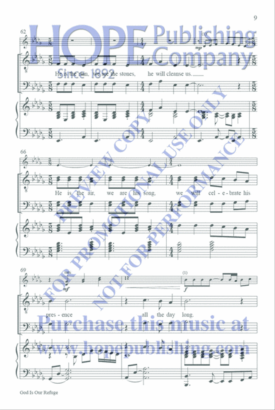 God Is Our Refuge God Is Our Refuge TTBB scores gallery preview page 10