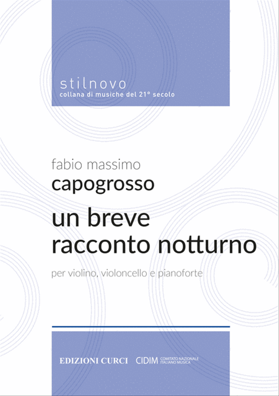 Un breve racconto notturno Piano Trio scores gallery preview page 1