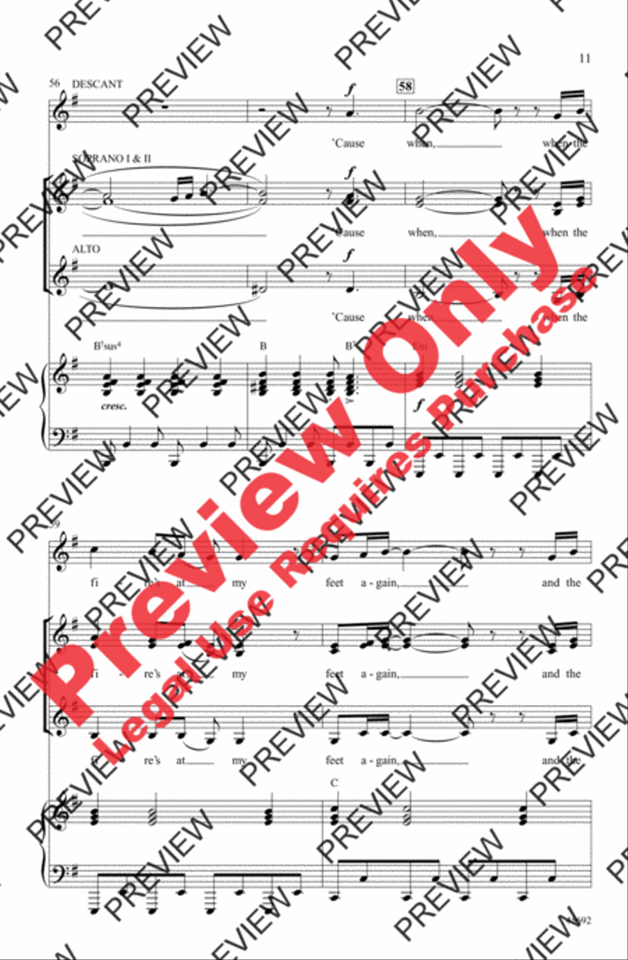 Rise Rise Women's Choir scores gallery preview page 10