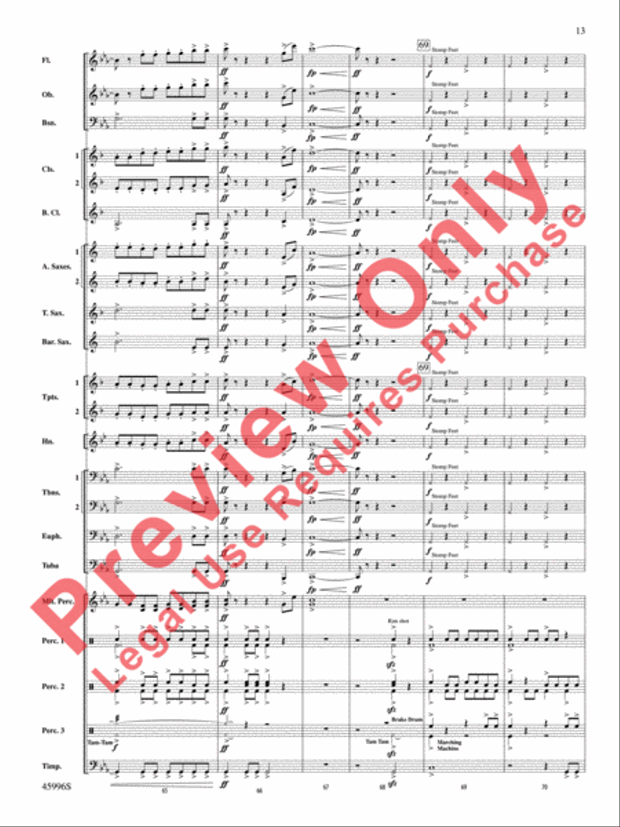 Terracotta Warriors Terracotta Warriors Concert Band scores gallery preview page 14