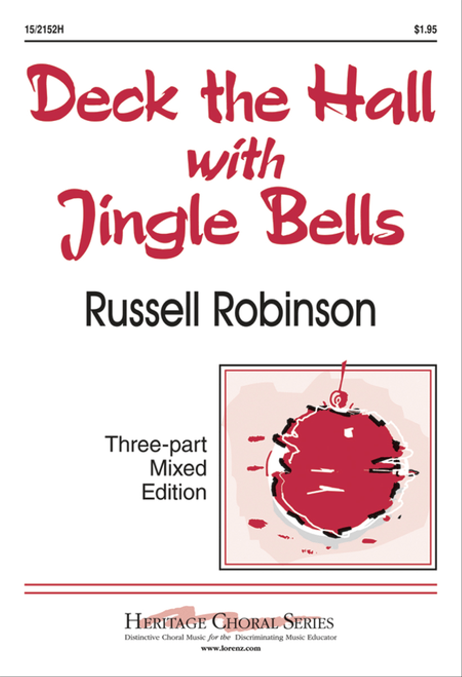 Deck the Hall with Jingle Bells 3-Part scores gallery preview page 1