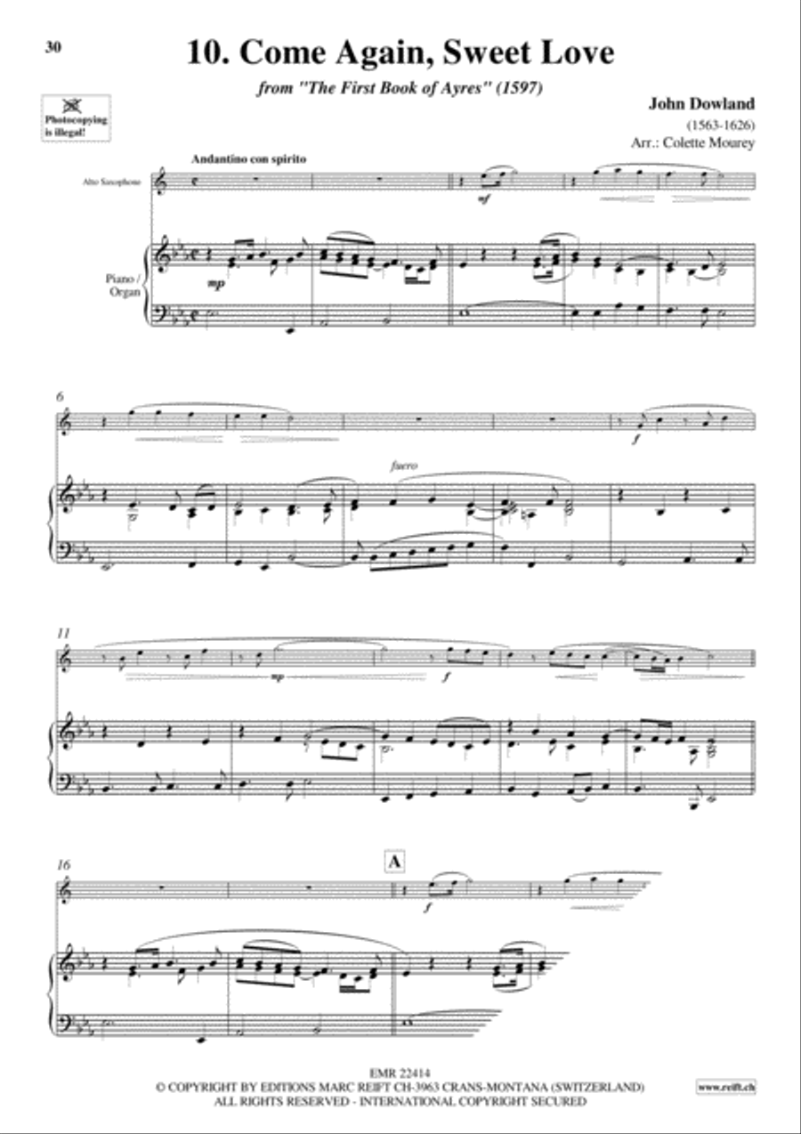 20 Greatest Arias Alto Saxophone scores gallery preview page 12