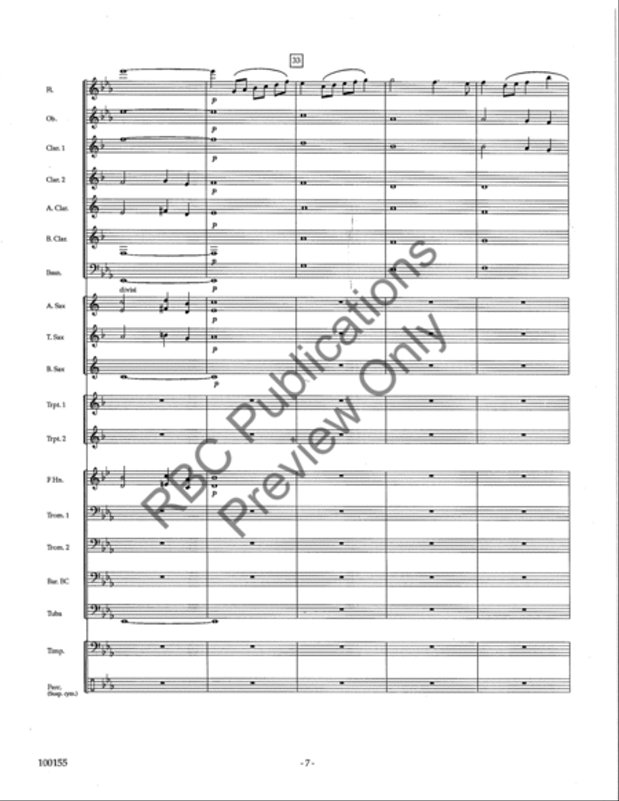 Lyric Essay Concert Band scores gallery preview page 10