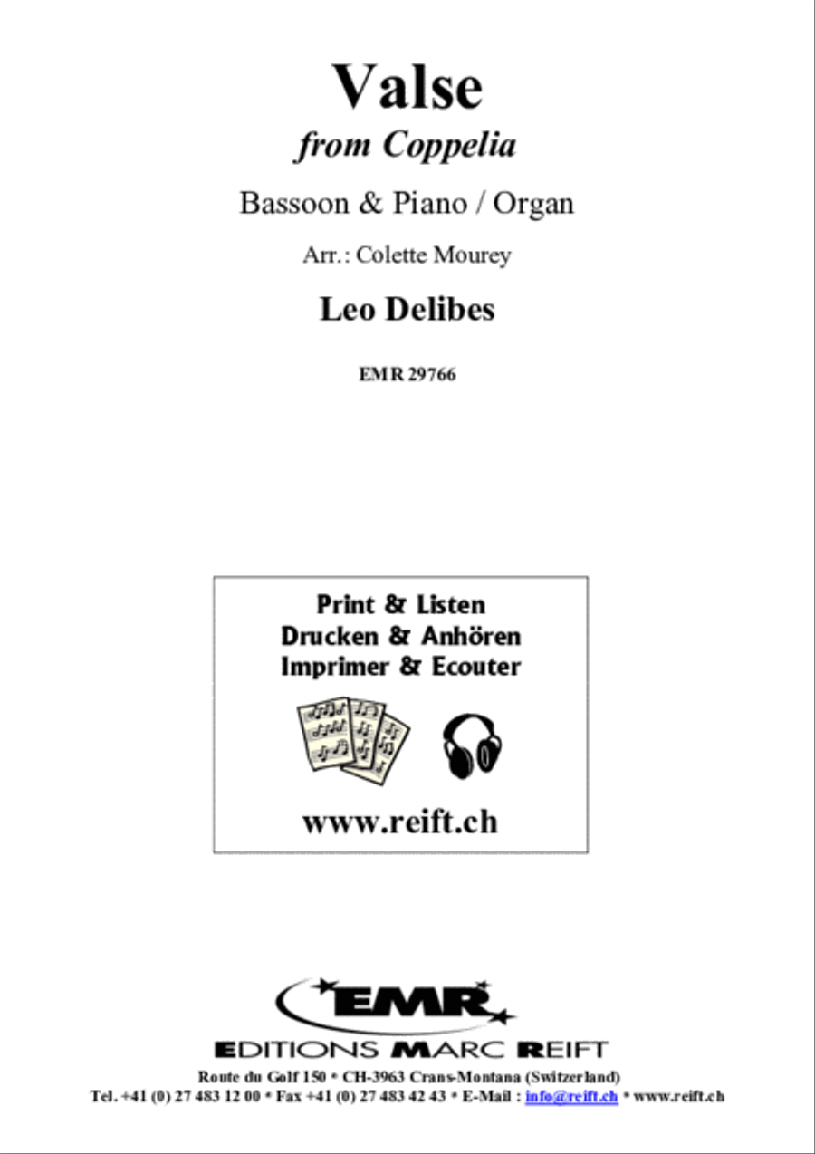 Valse Valse Bassoon Solo scores gallery preview page 2