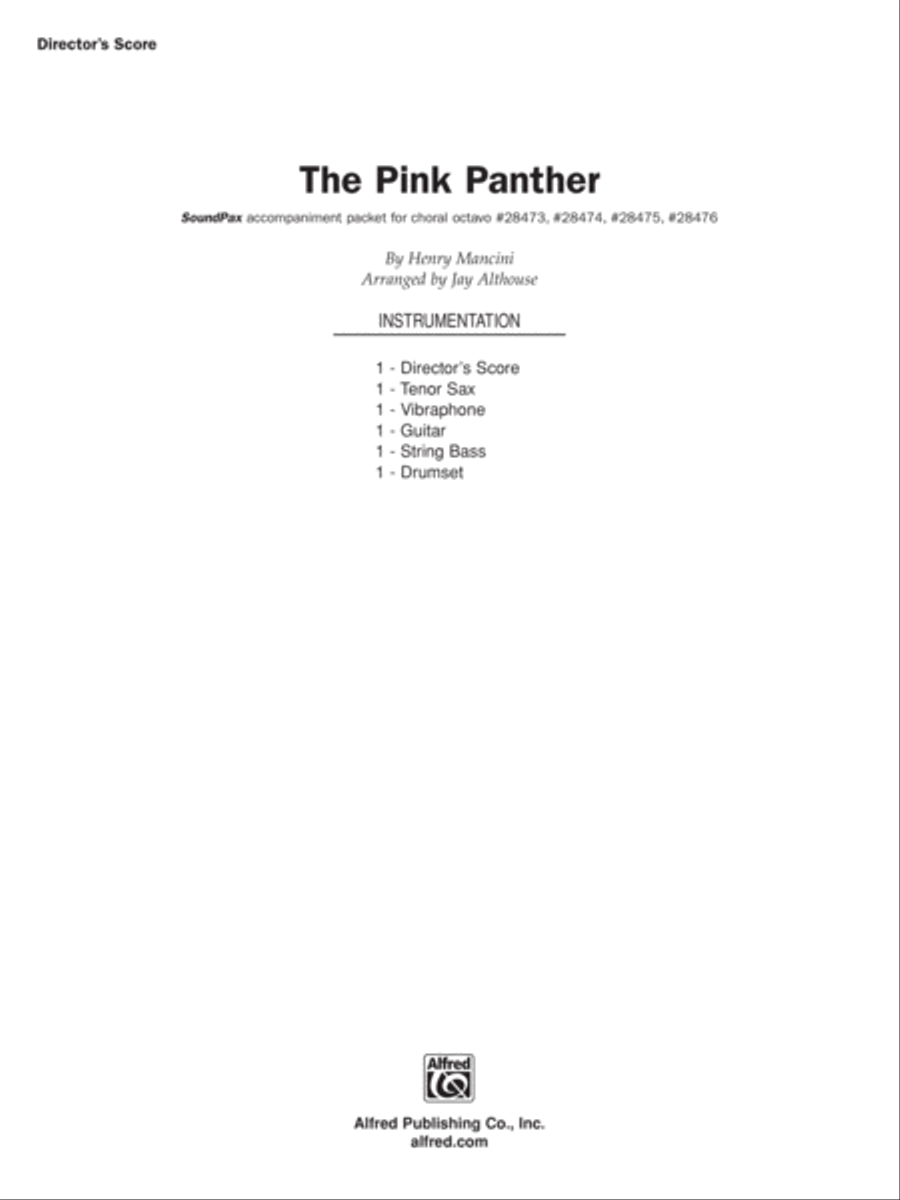The Pink Panther: Score Score scores gallery preview page 1