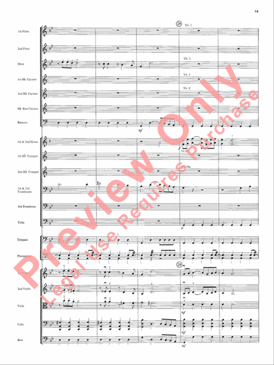 Two South American Tangos Full Orchestra scores gallery preview page 16