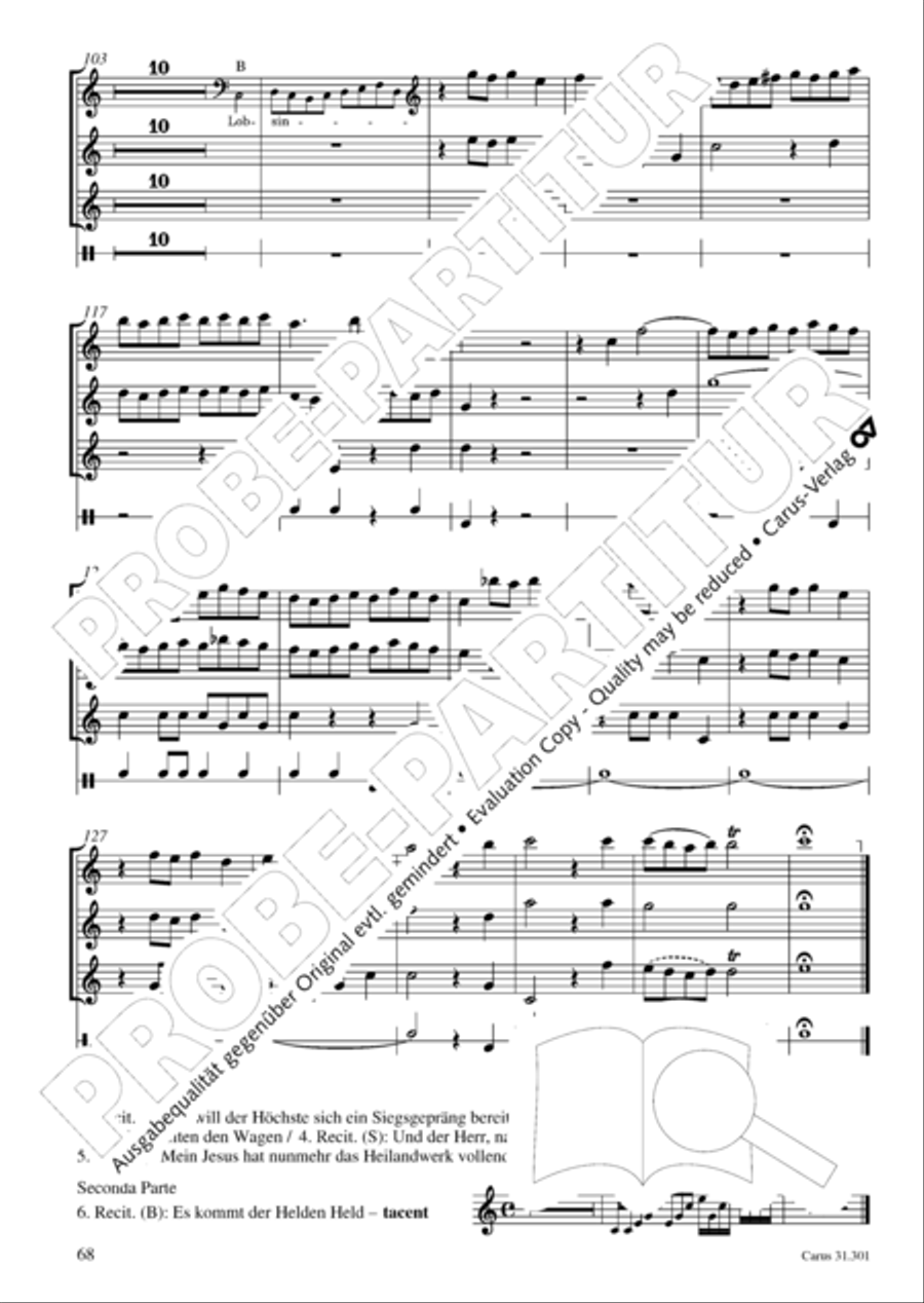 Bach for Brass 1: Cantatas I Voice scores gallery preview page 77