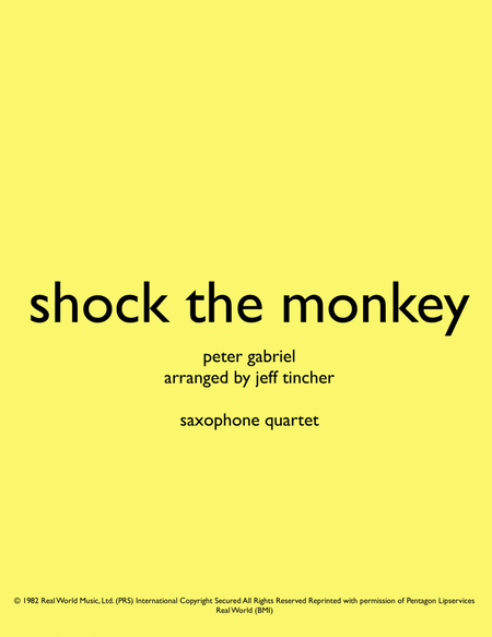 Shock The Monkey image number null
