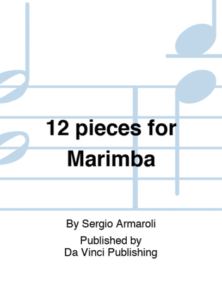 12 pieces for Marimba