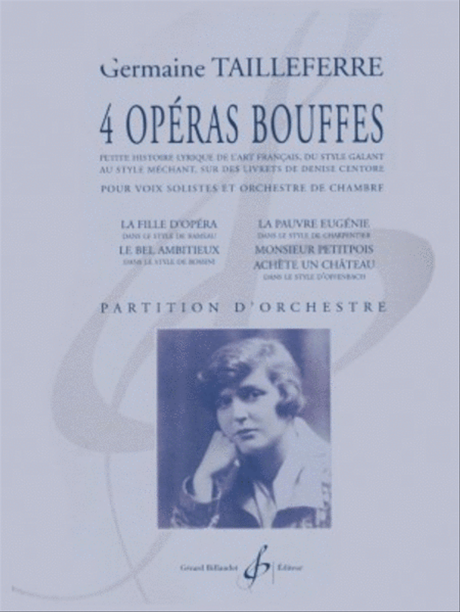 4 Operas Bouffes Orchestra scores gallery preview page 1