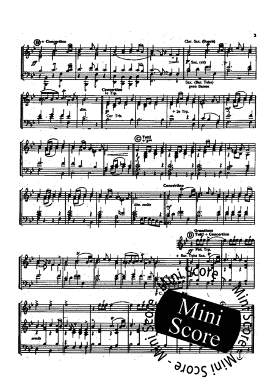 Trumpet Voluntary Concert Band scores gallery preview page 6