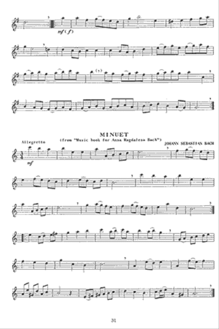 Classical Repertoire for Flute Volume One Oboe scores gallery preview page 2