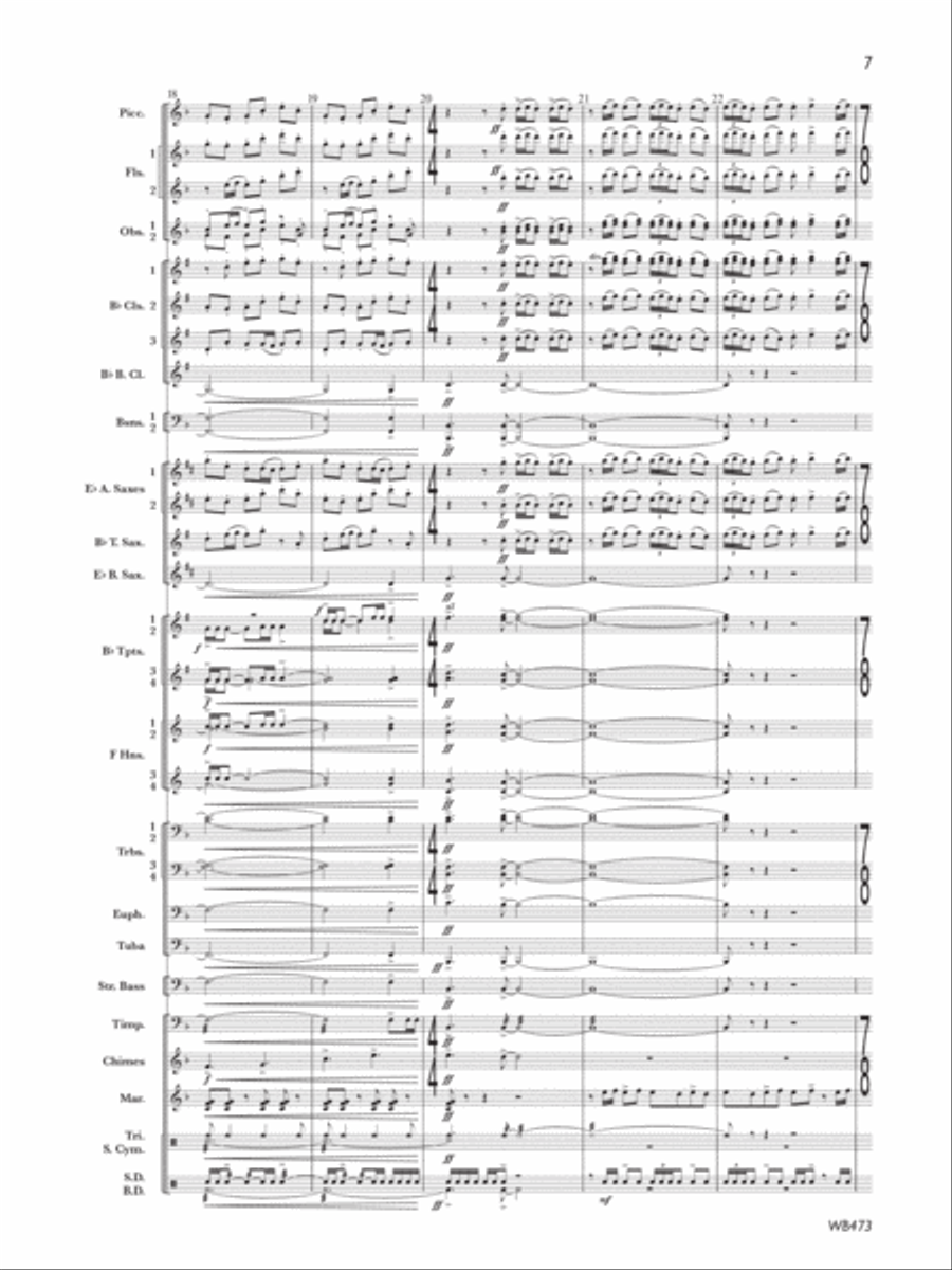 Legacy Fanfare Legacy Fanfare Concert Band scores gallery preview page 6