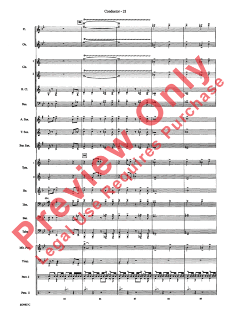 Fields of Kent Concert Band scores gallery preview page 23