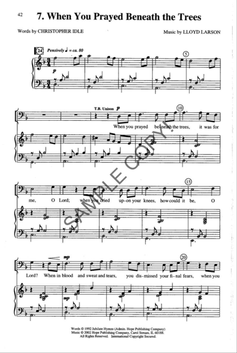 Shadow of the Cross 4-Part scores gallery preview page 28
