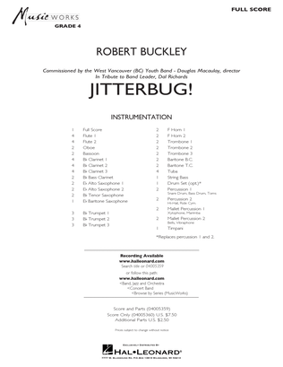 Book cover for Jitterbug! - Conductor Score (Full Score)