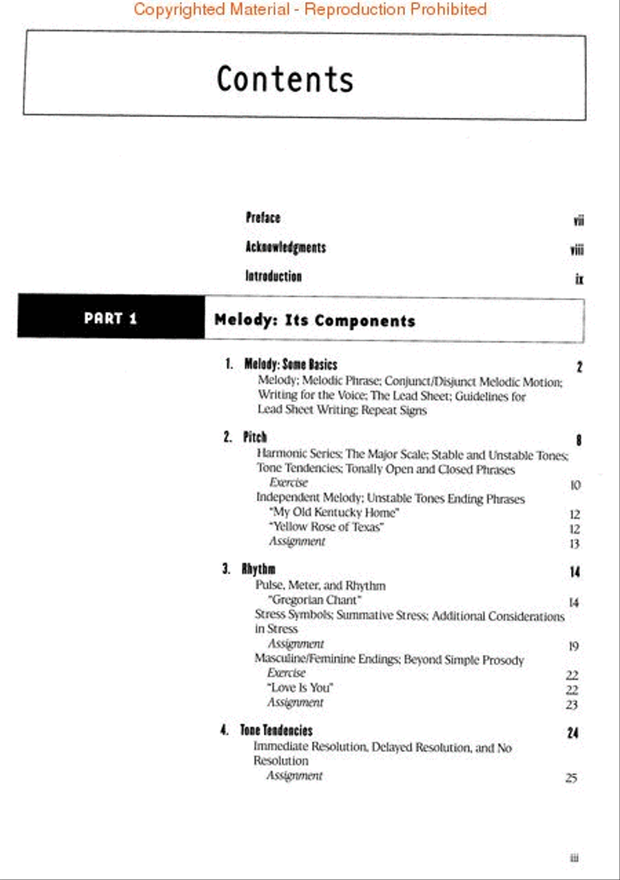 Melody in Songwriting Melody in Songwriting Collection / Songbook scores gallery preview page 2