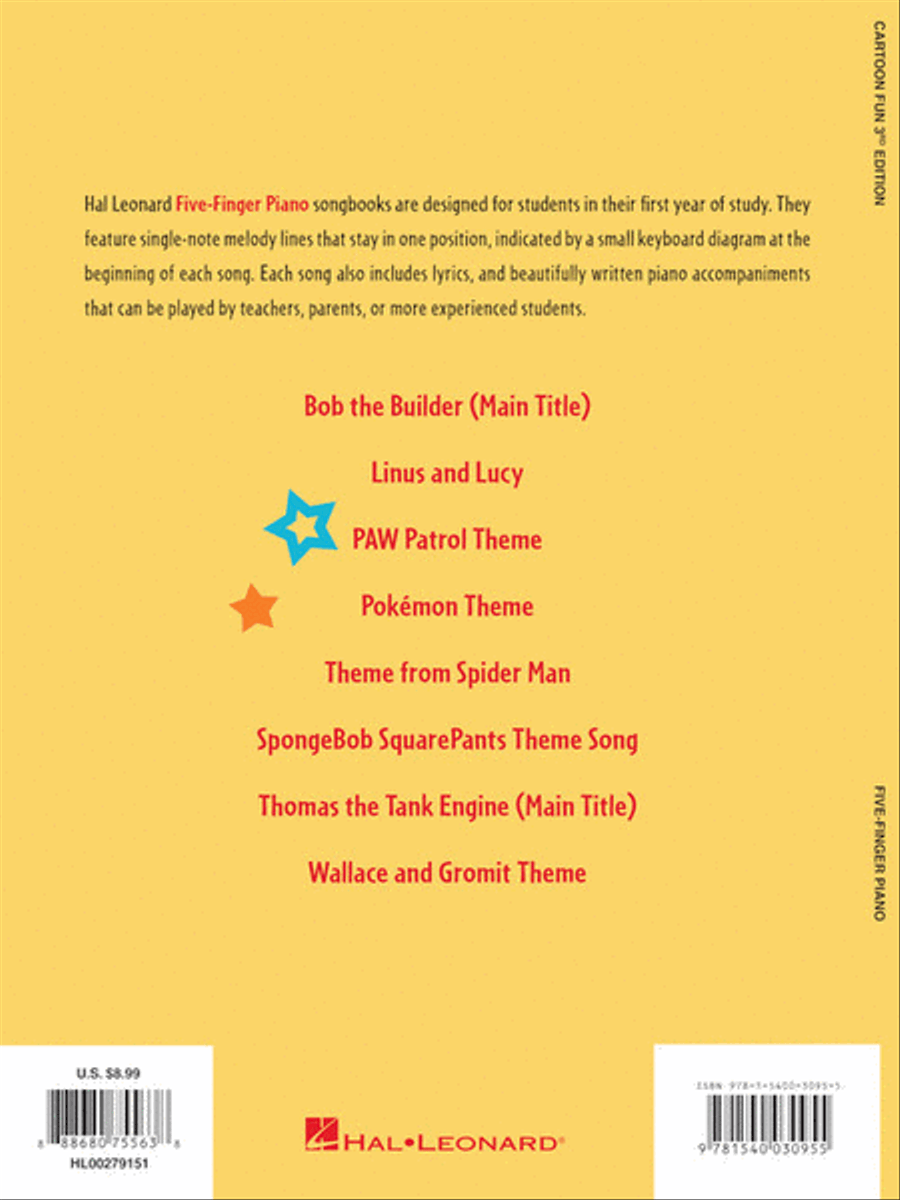 Cartoon Fun - 3rd Edition Piano scores gallery preview page 6
