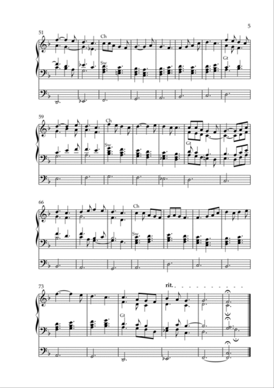 Missa de Angelis Meditations, Op. 232 (Organ Solo) by Vidas Pinkevicius Organ Solo scores gallery preview page 5