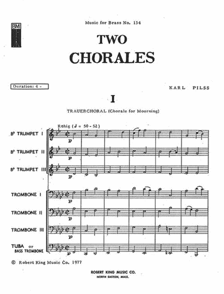 2 Chorales (septet-brass)