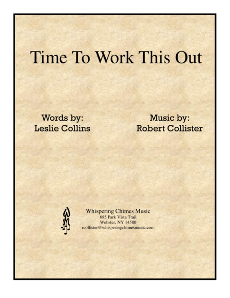 Time To Work This Out Voice Solo scores gallery preview page 1