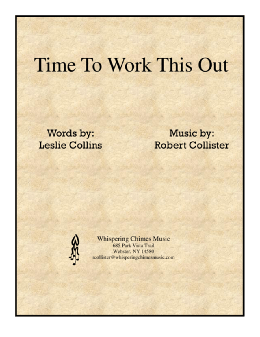 Time To Work This Out Time To Work This Out Voice Solo scores gallery preview page 1