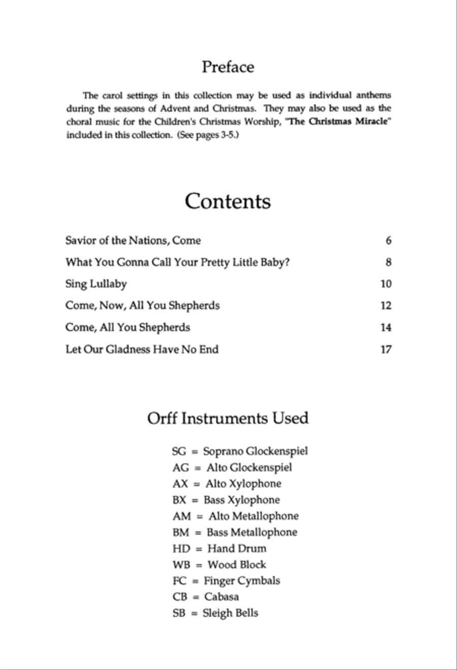 Christmas Songs from Around the World SA scores gallery preview page 1