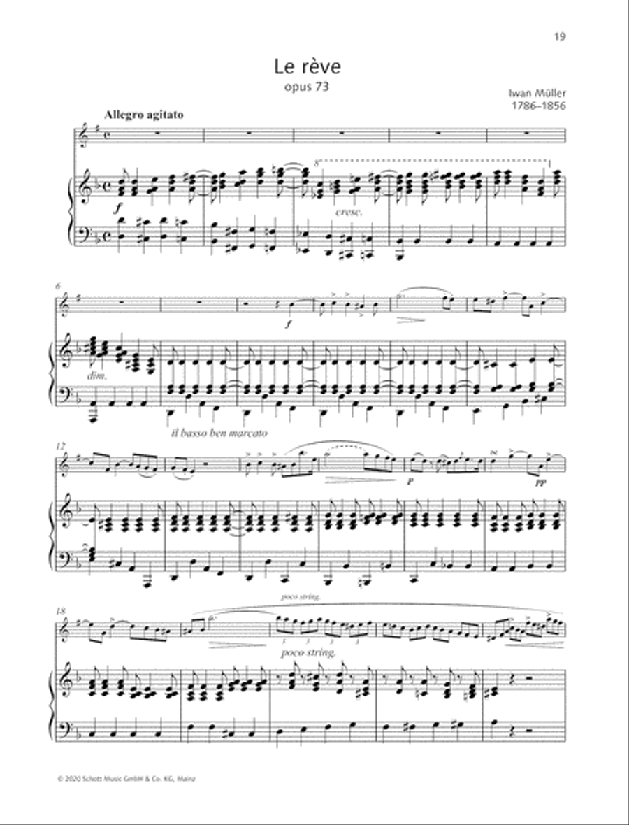 Joy of Music - Discoveries from the Schott Archives Clarinet Solo scores gallery preview page 19