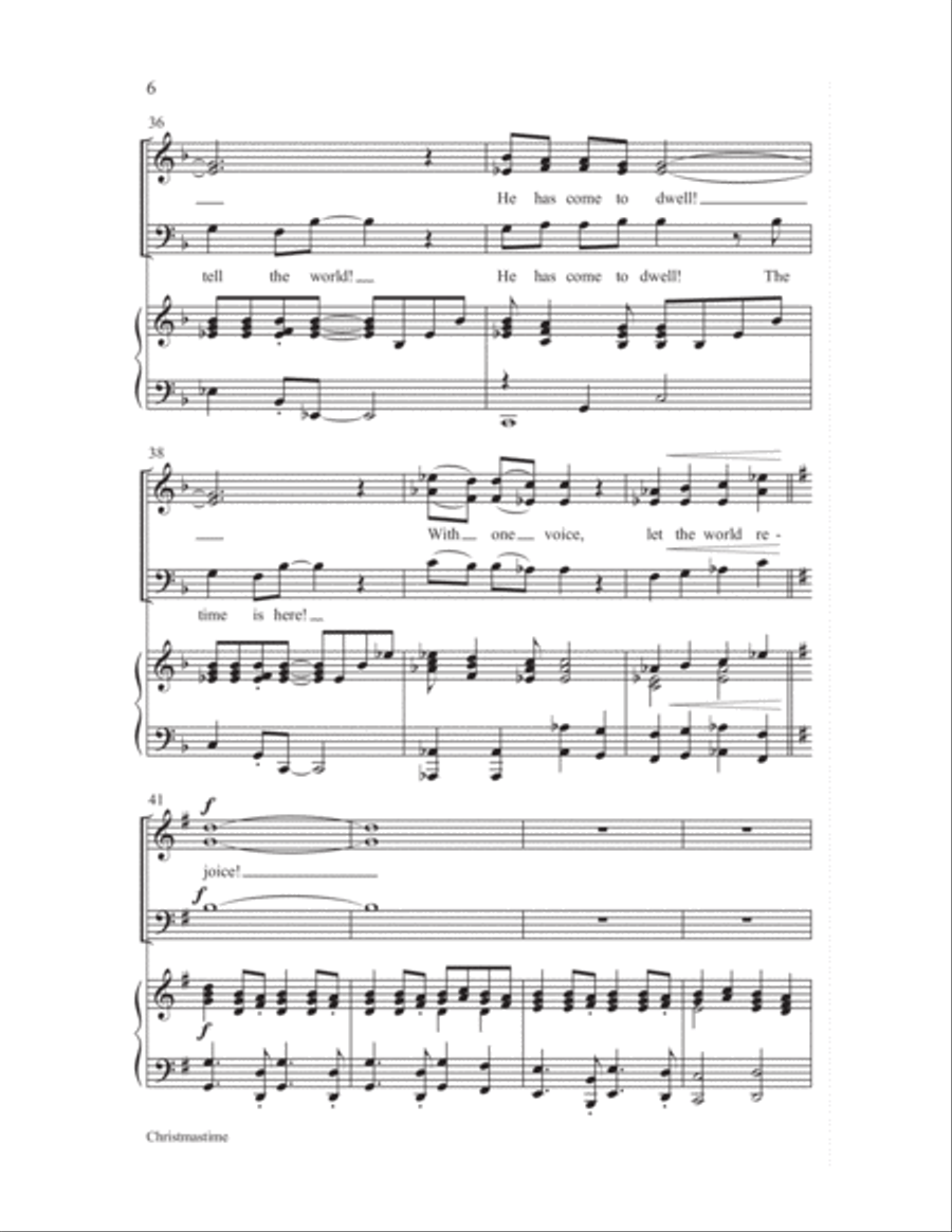 Christmastime 3-Part scores gallery preview page 6