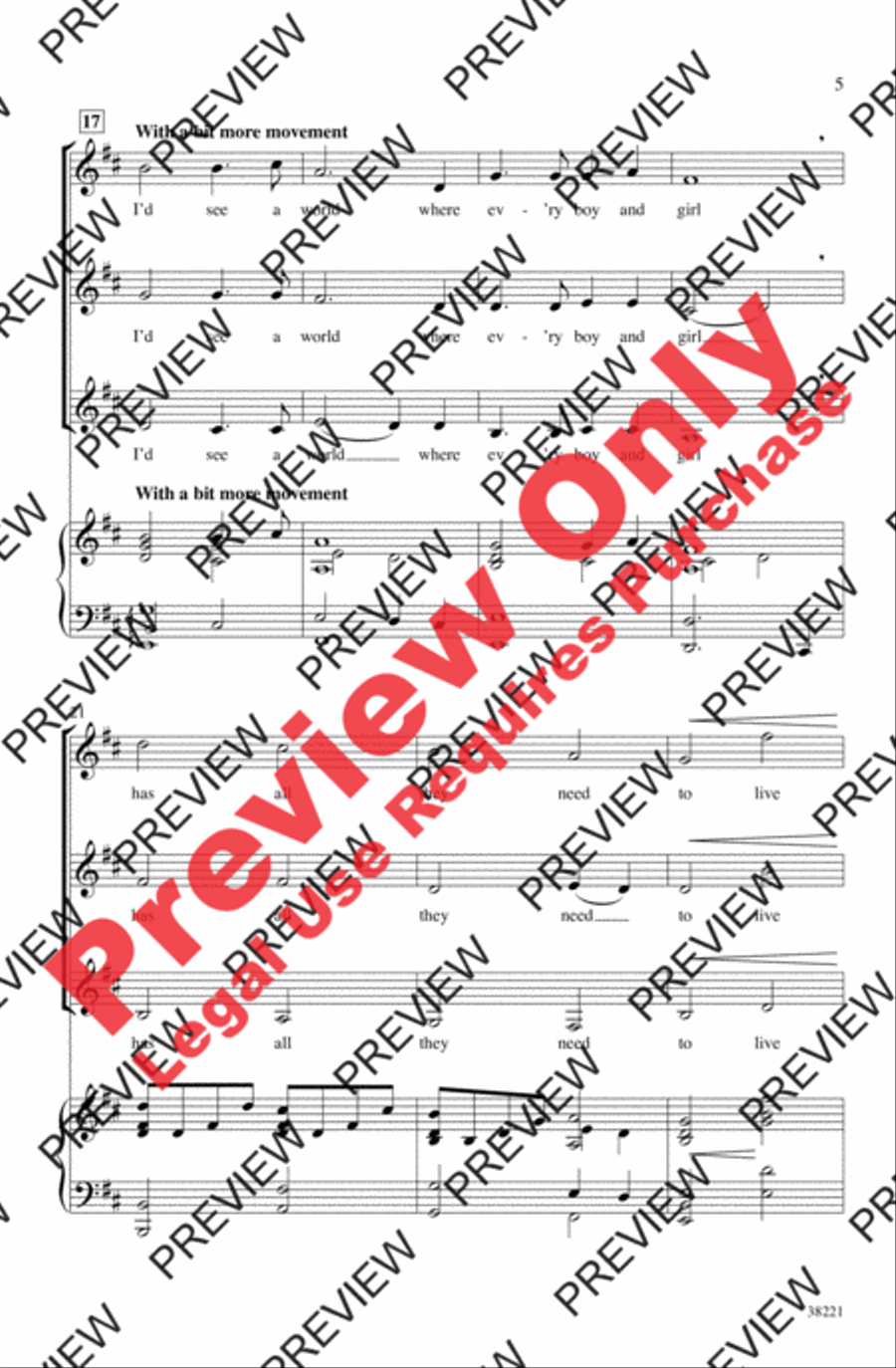 Dream with Me Dream with Me 2-Part scores gallery preview page 5