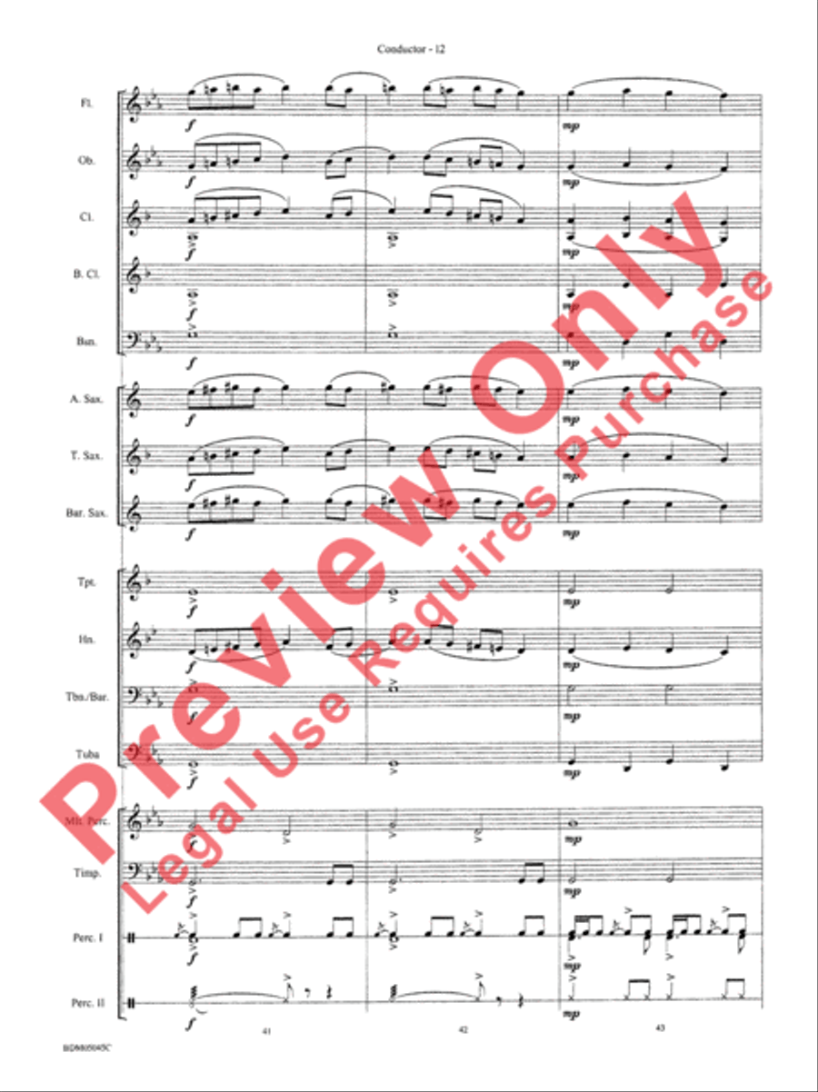 ÜskÜdar Concert Band scores gallery preview page 15
