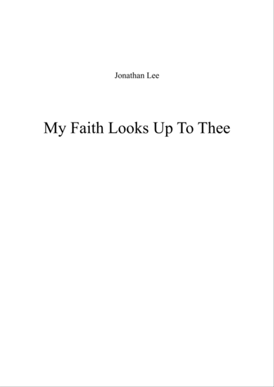 My Faith Looks Up To Thee Chamber Orchestra scores gallery preview page 6
