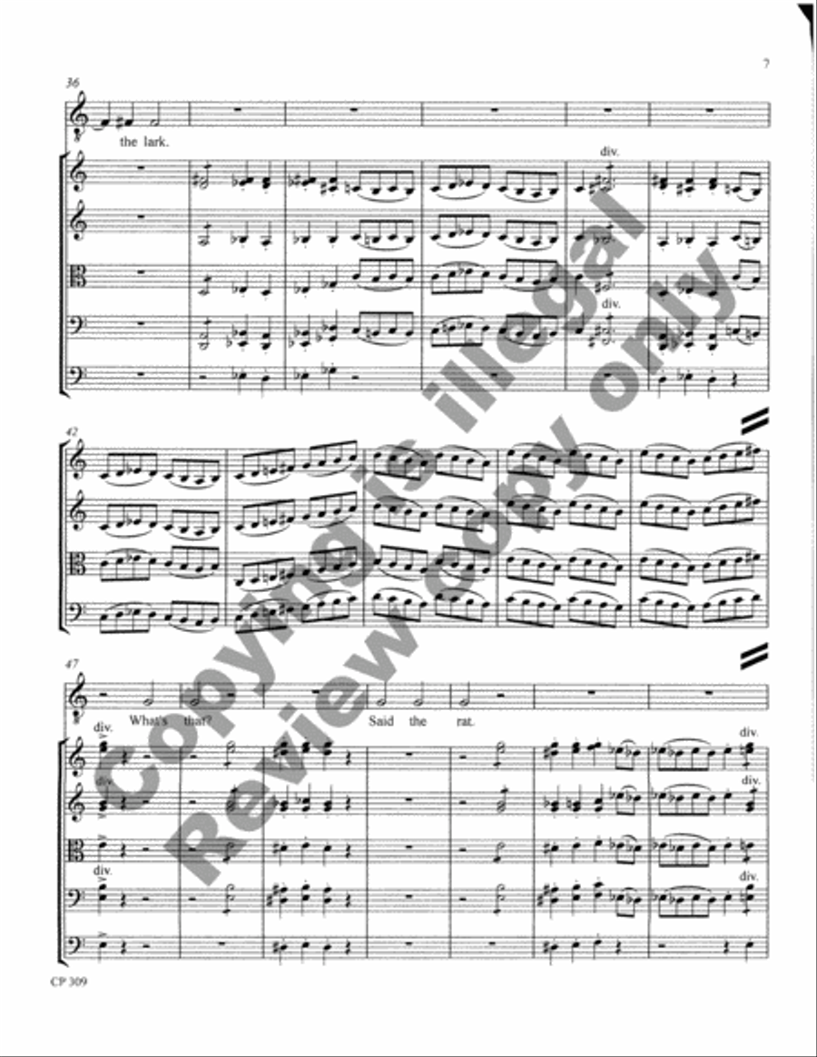 Songs of Laughter, Love, & Tears (Full Score & Parts) String Orchestra scores gallery preview page 45