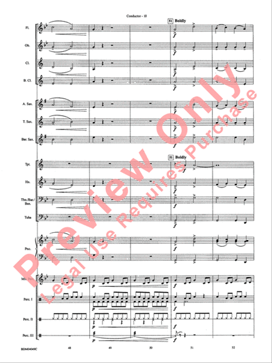 Cameroon Concert Band scores gallery preview page 13